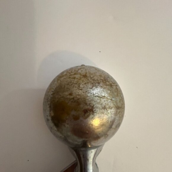 Bakelite Red Handle Shore Craft Ice Cream Scoop Cone Works!! 8-1/2" x 2" Heavy - Picture 9 of 10